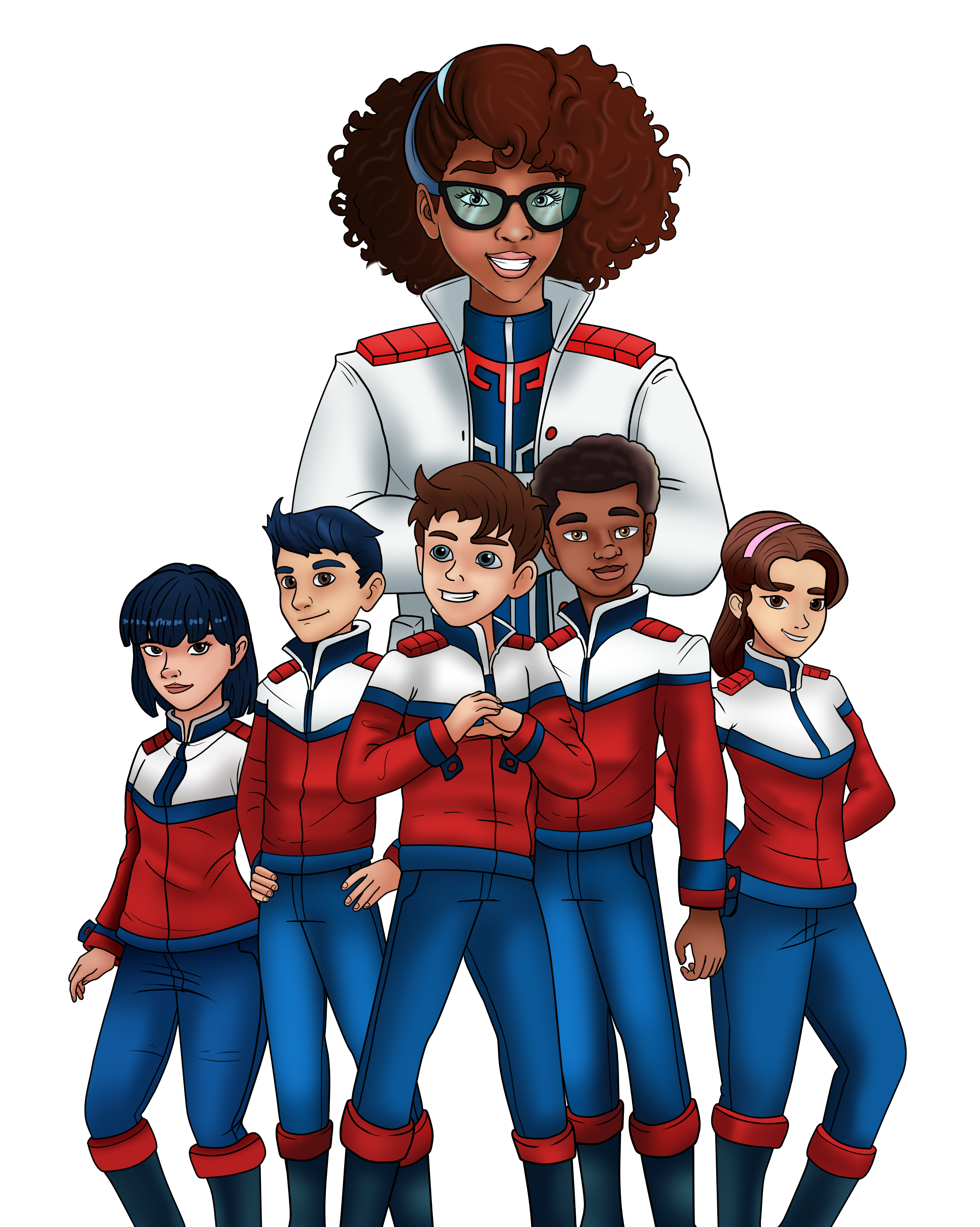 Dr. Hamilton and the cadets