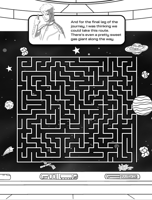 Maze — plotting the final leg of the journey