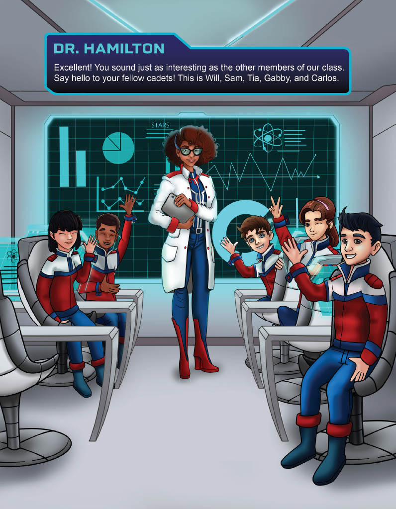 Story panel — meet the cadets